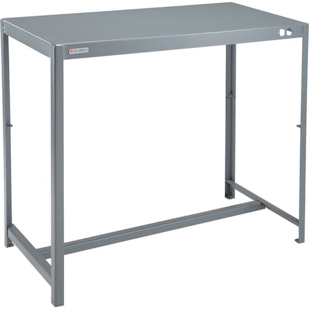 Global Industrial Deluxe Machine Table, 12 Gauge Welded Top, 48W x 24D x 42H 493767